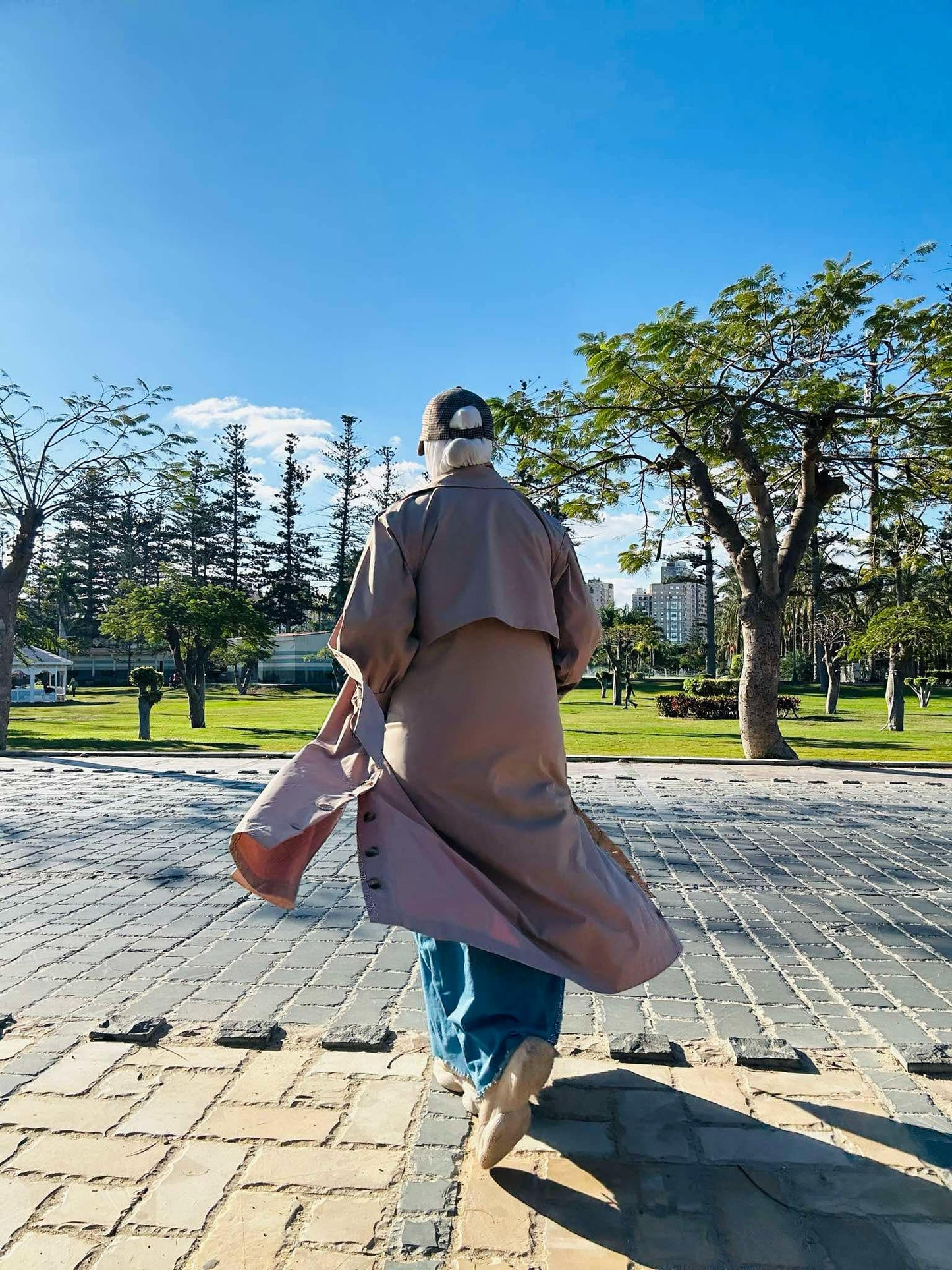 Rain trench coat