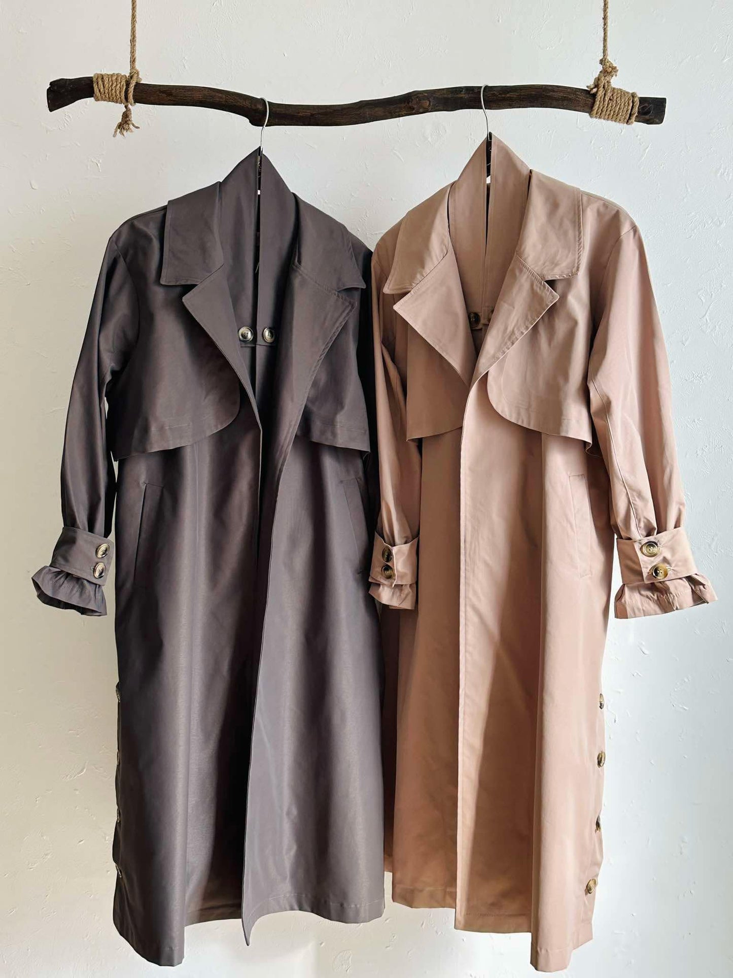 Rain trench coat