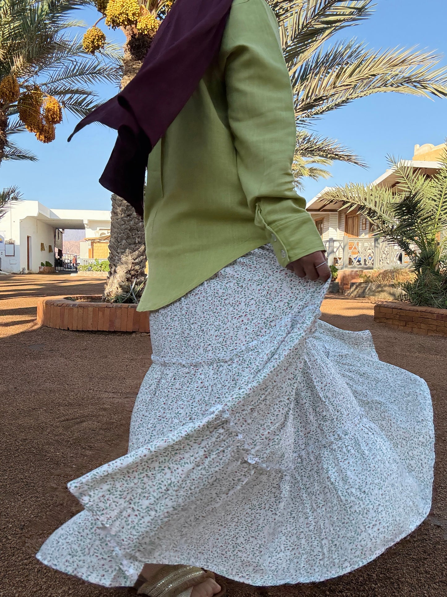 FLORAL SKIRT