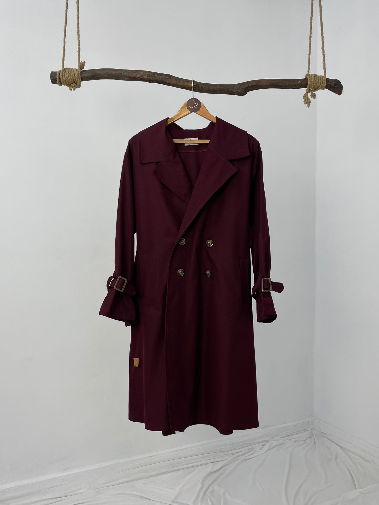 Gabardine Trench Coat-  ترانش كوت جبردين - Drop 25 🍂شتوية ٢٦