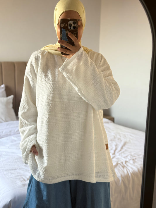 Oversized Knit Top