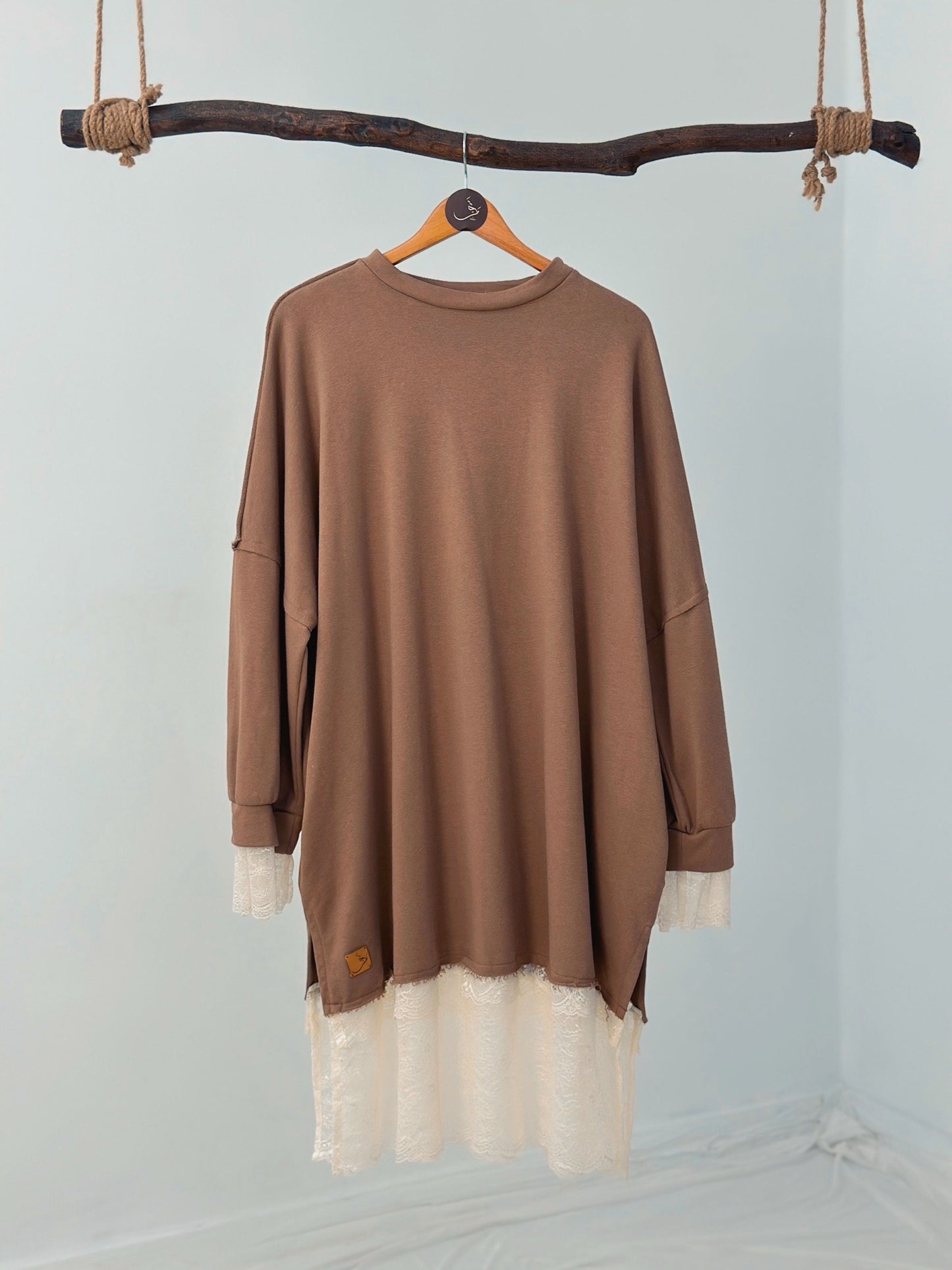 Melton Lace-Trim Set -  ست ملتون دانتيل Drop 14 🍂شتوية ٢٦