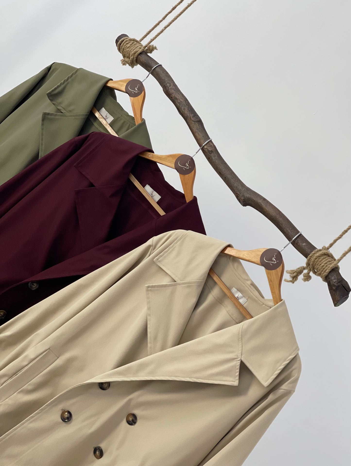 Gabardine Trench Coat-  ترانش كوت جبردين - Drop 25 🍂شتوية ٢٦