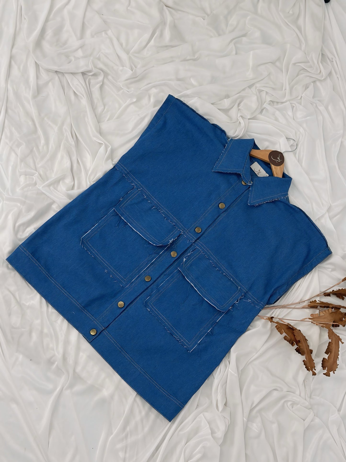 Denim Cut Jacket – Drop 3 🍂شتوية