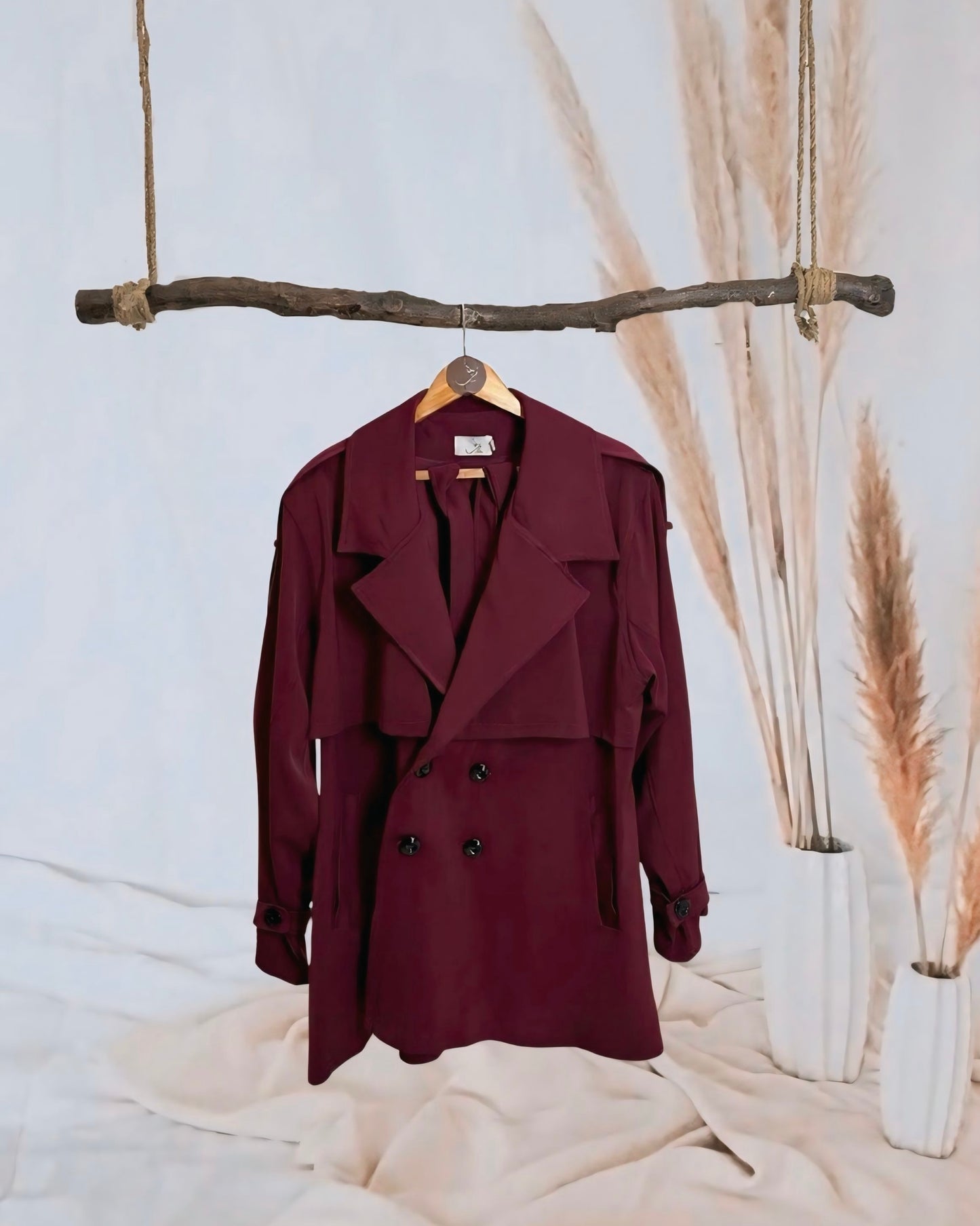 Elegant & Cozy Trench Coat - Drop 1  🍂 شتوية