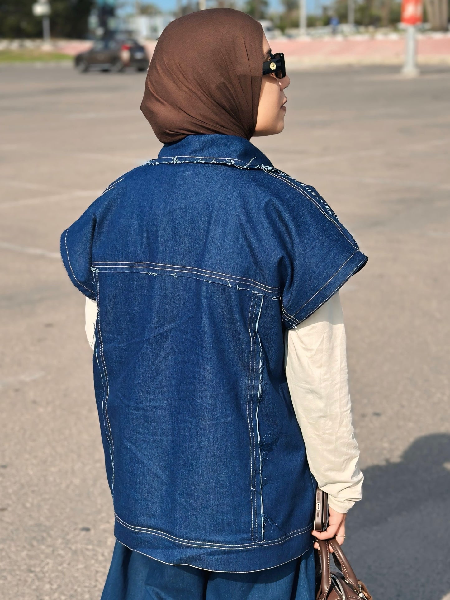 Denim Cut Jacket – Drop 3 🍂شتوية