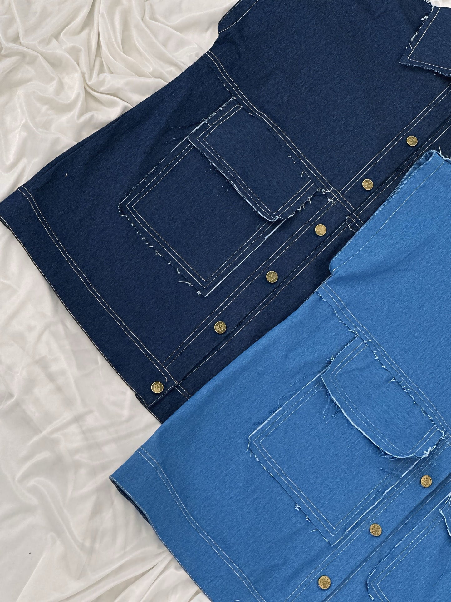 Denim Cut Jacket – Drop 3 🍂شتوية