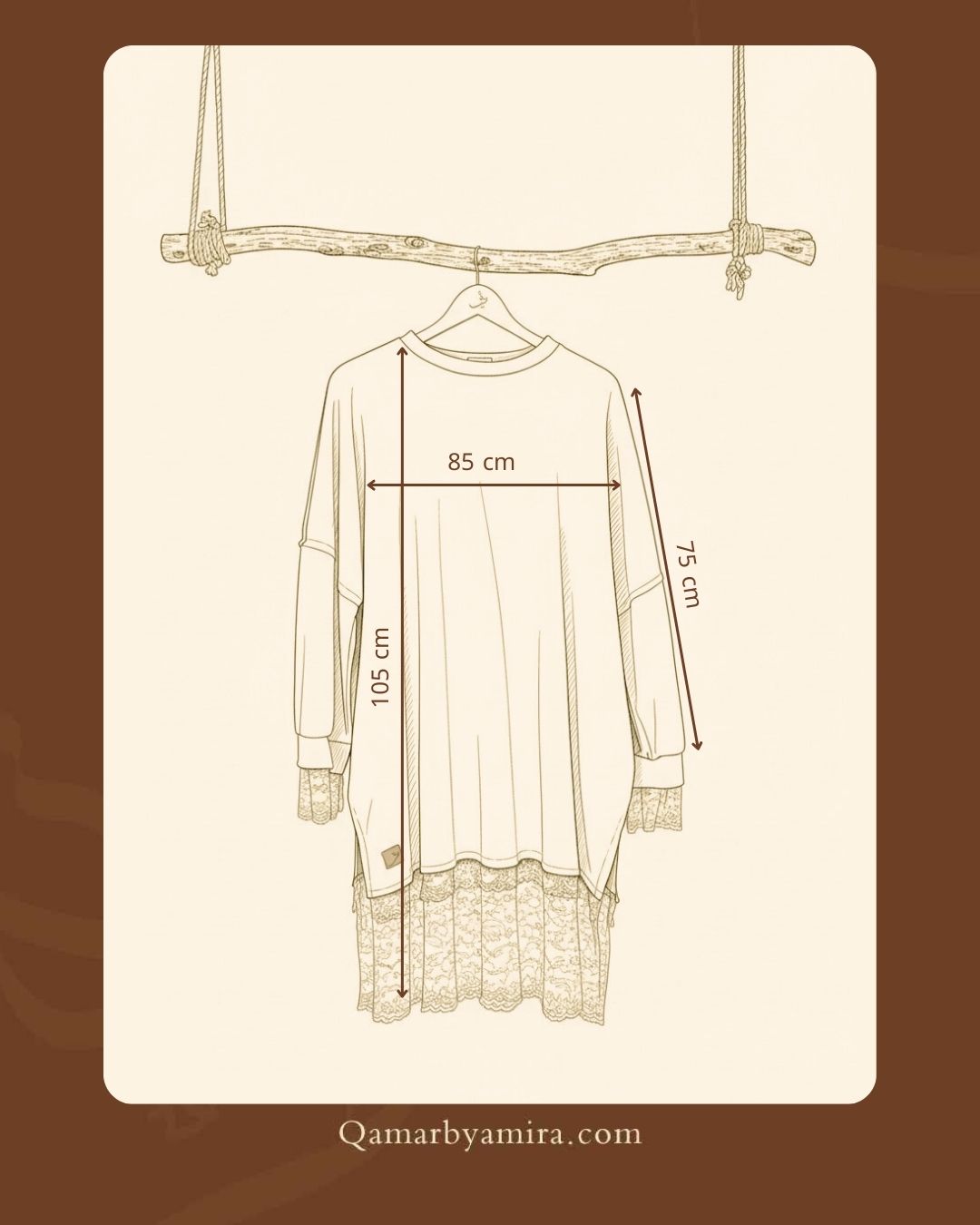 Melton Lace-Trim Sweatshirt Over Size --  سويت شيرت دانتيل Drop 13 🍂شتوية ٢٦